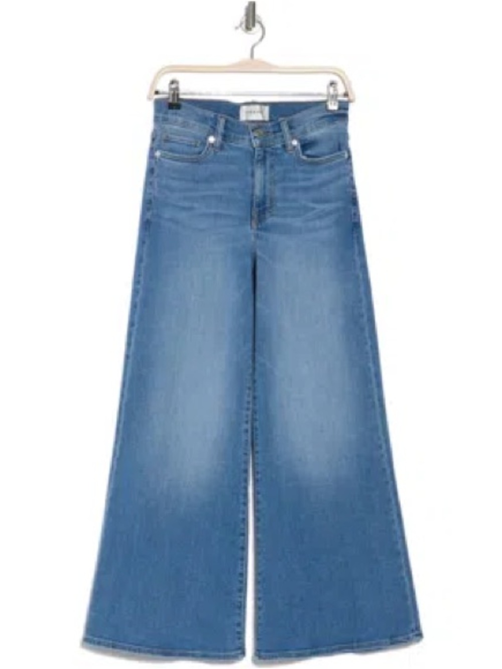 Frame Le Palazzo High Waist Crop Wide Leg Jeans in Ode size 30